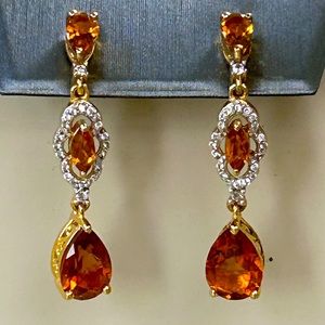 Santa Ana Madeira Citrine Drop Earrings